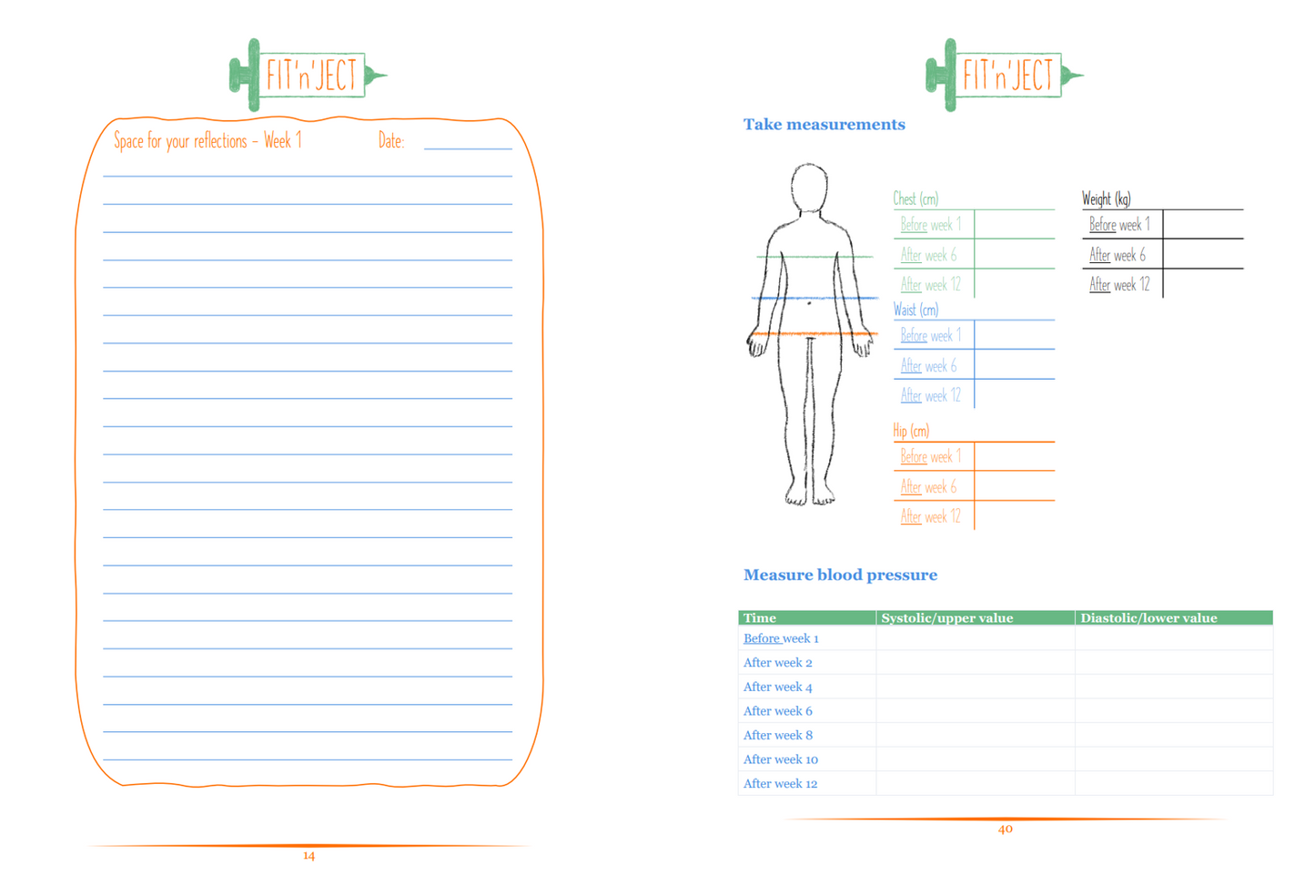 FITnJECT – Fitness & reflexion, tailored to your journey